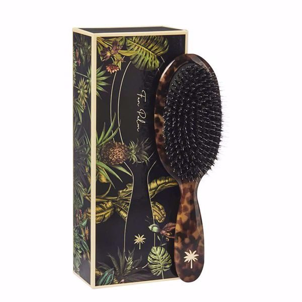 Fam Palm Hair Brush. Medium- Turtle