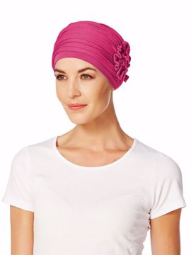 Lotus Turban Cerise