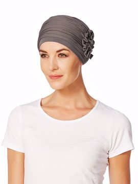 Lotus Turban Gray Brown