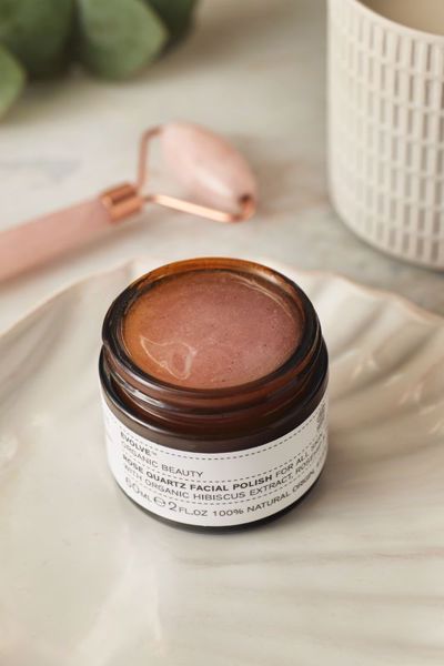 Evolve Rose quartz facial polish